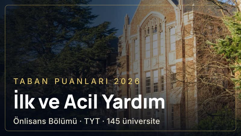 İlk ve Acil Yardım taban puanları